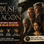 House of the Dragon, serial fantasy tentang perang saudara keluarga Targaryen dengan naga dan perebutan Iron Throne.